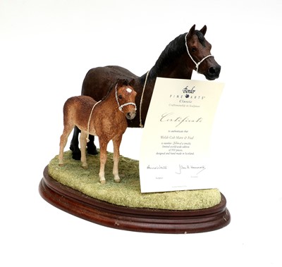 Lot 55 - Border Fine Arts 'Welsh Cob Mare and Foal'...