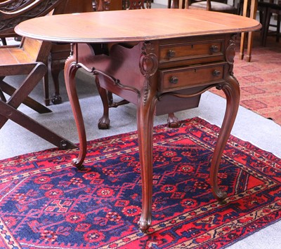 Lot 1150 - A Victorian Mahogany Drop Leaf Work Table,...