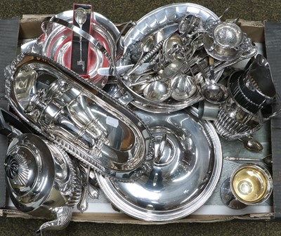 Lot 100 - A Collection of Assorted Silver Plate,...