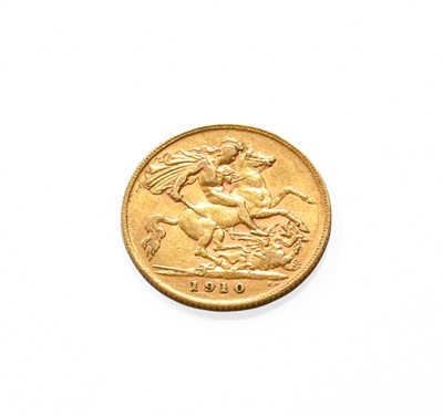 Lot 211 - A Half Sovereign Dated 1910
