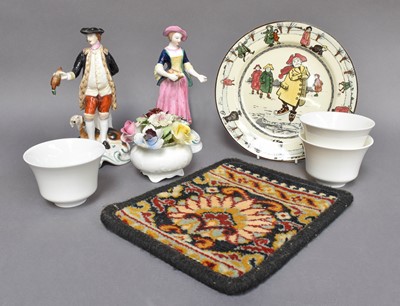 Lot 242 - Assorted British Ceramics Including, a pair of...