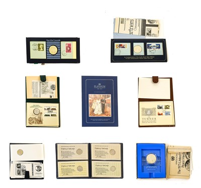 Lot 398 - Selection of Silver Medallic First Day Covers,...