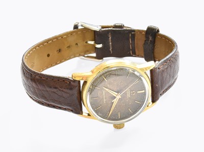 Lot 283 - A Gold Plated Automatic Centre Seconds Omega...