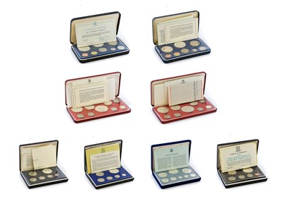 Lot 359 - 8x Franklin Mint Proof Sets, comprising: 2x...