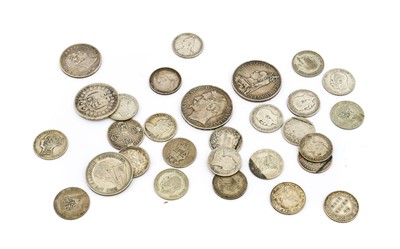 Lot 106 - Mixed British and Foreign Silver Coinage,...