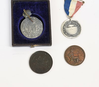 Lot 393 - Pope Innocent XI Bronze Medal 1676-1689, obv....