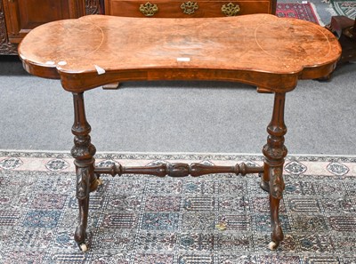 Lot 1385 - A Victorian Figured Walnut and...