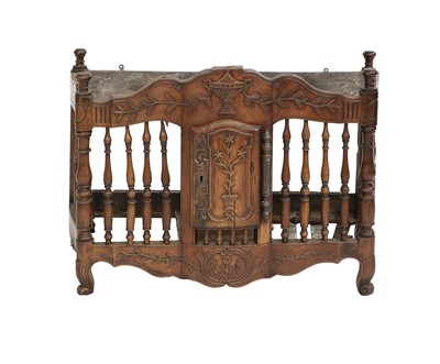 Lot 812 - A 19th Century French Walnut Panetière or Food...