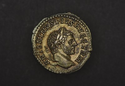 Lot 32 - Roman, Caracalla Denarius, AD 198-217, (18mm,...