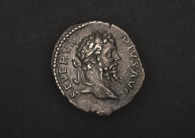 Lot 28 - Roman, Septimius Severus Denarius, AD 193-211,...