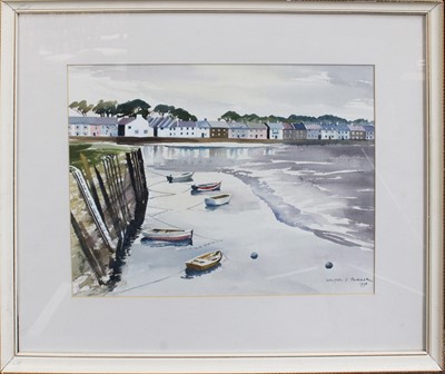 Lot 1020 - Walter F Parker (1914-2010) "Net Huts,...