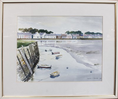 Lot 1020 - Walter F Parker (1914-2010) "Net Huts,...