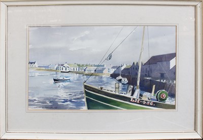 Lot 1020 - Walter F Parker (1914-2010) "Net Huts,...