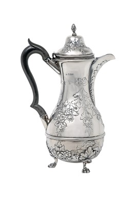 Lot 2283 - A Victorian Silver Hot-Water Jug