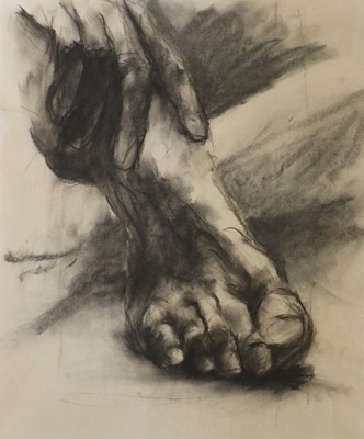 Lot 1082 - Circle of Michael Leonard (Contemporary) Feet...