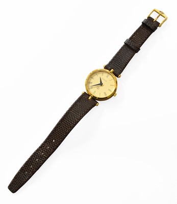 Lot 255 - A Plated Quartz Wristwatch, signed Gucci,...