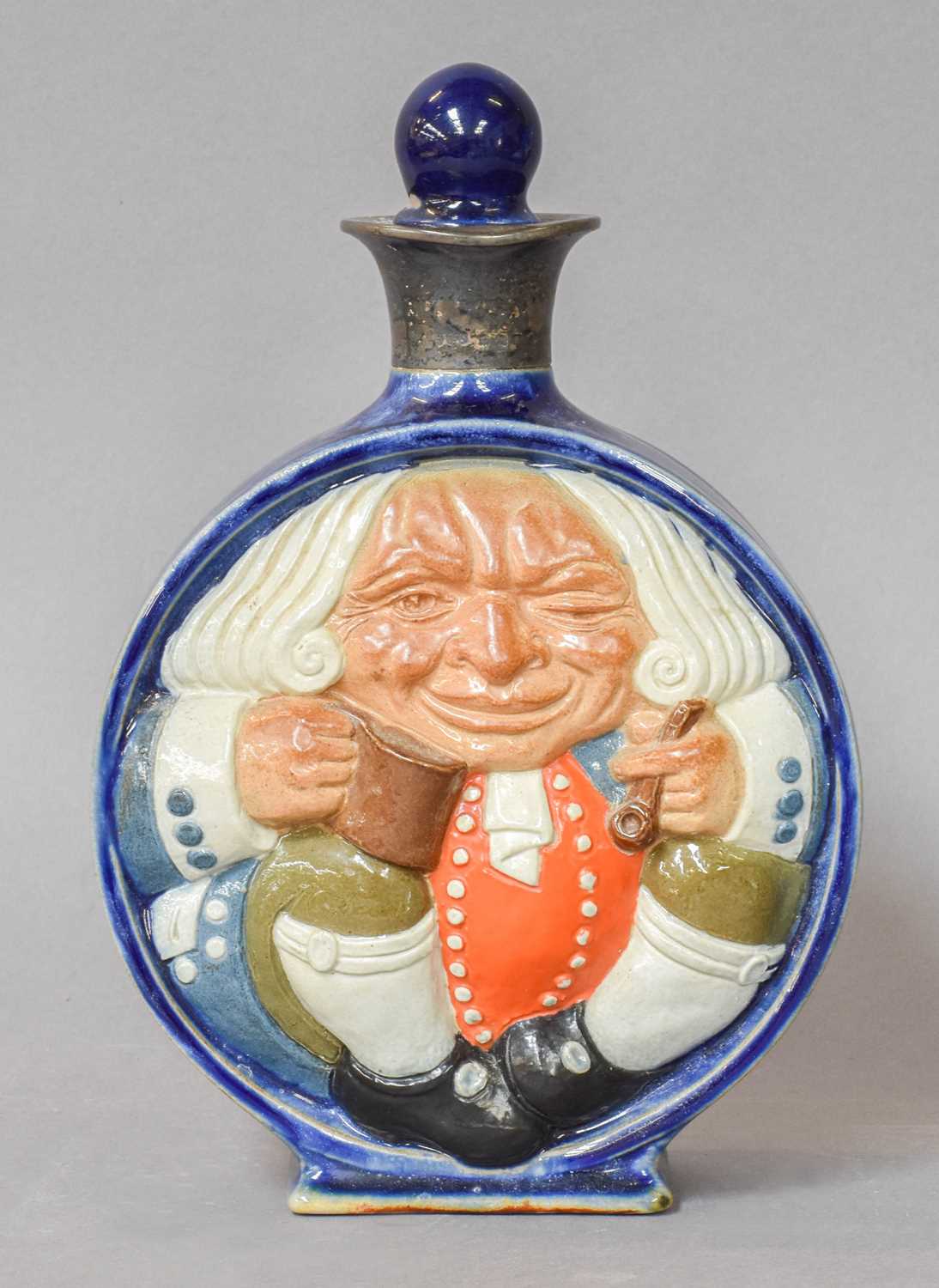 Lot 261 - A Doulton Lambeth Salt Glazed Stoneware Flask,...