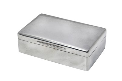 Lot 2293 - A George V Silver Cigarette-Box