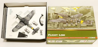 Lot 338 - Corgi Aviation Archive Flight Line US34903 1:32 Scale Messerschmitt Bf109G-6