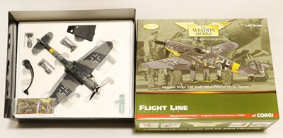 Lot 339 - Corgi Aviation Archive Flight Line US34903 1:32 Scale Messerschmitt Bf109G-6