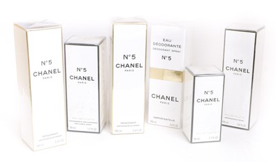 Lot 2220 - Collection of Chanel No5 Scent Bottles,...