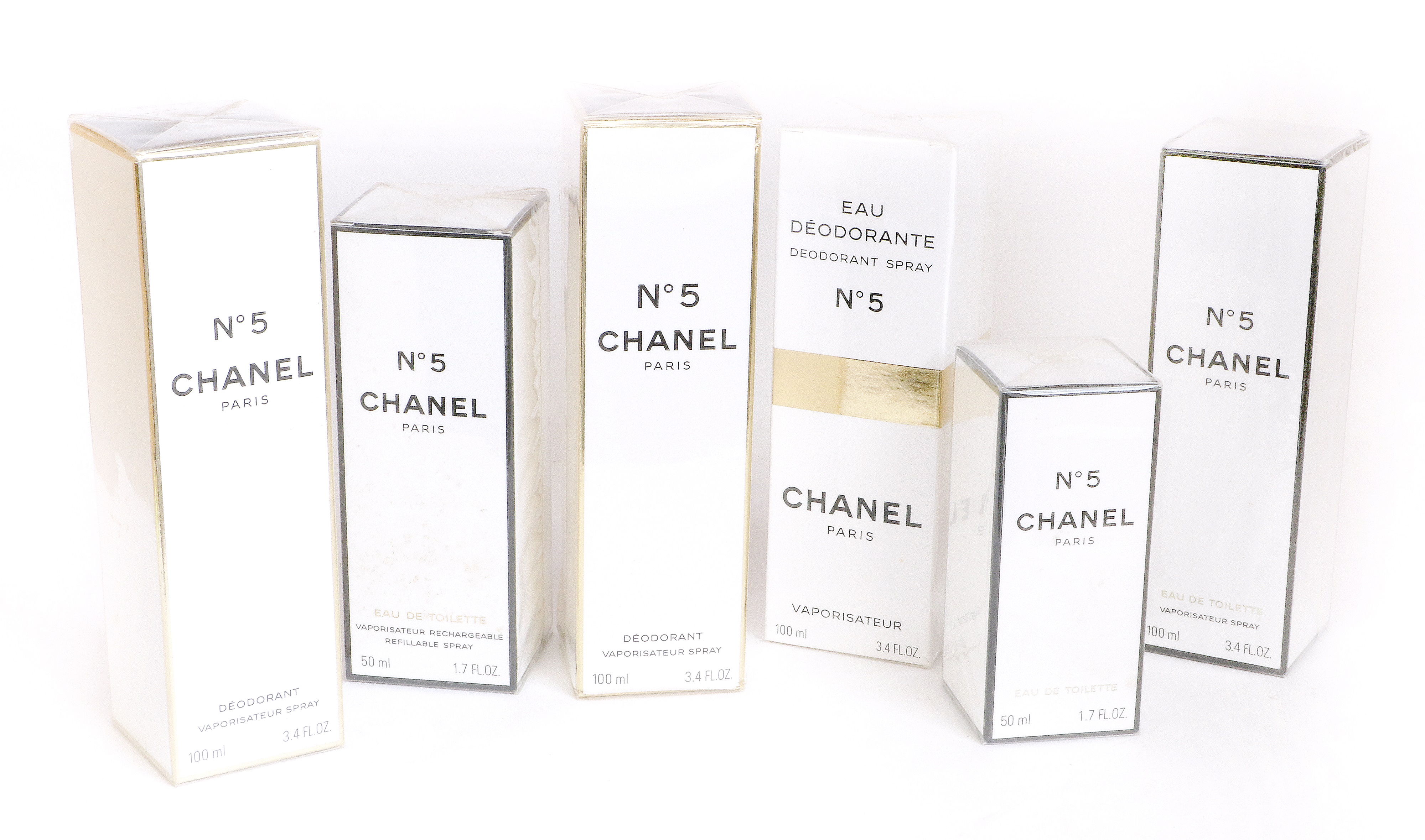 Lot 2220 - Collection of Chanel No5 Scent Bottles