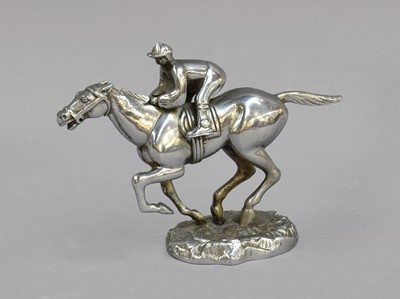 Lot 258 - A Chrome Car Mascot, formed as a horse and...