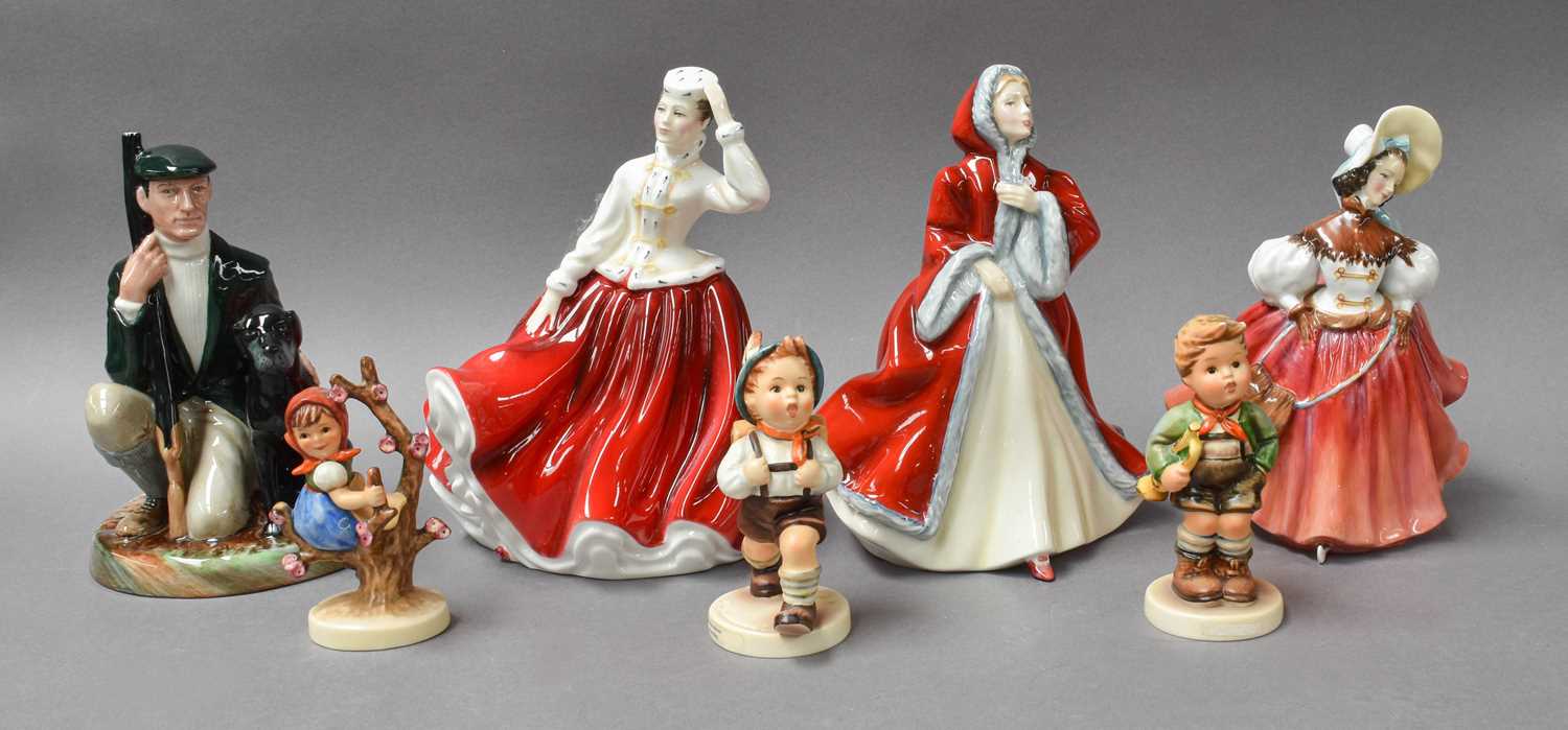 Lot 198 - A Collection of Royal Doulton Figures,...