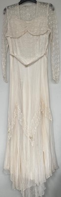 Lot 2011 - Early 20th Century Wedding Dresses, comprising...