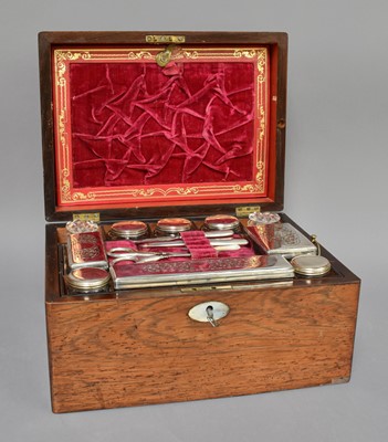 Lot 227 - A 19th century Mother of Pearl Inlaid Mahogany...