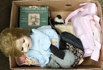 Lot 352 - Toys, including a Merrythought Panda and a...