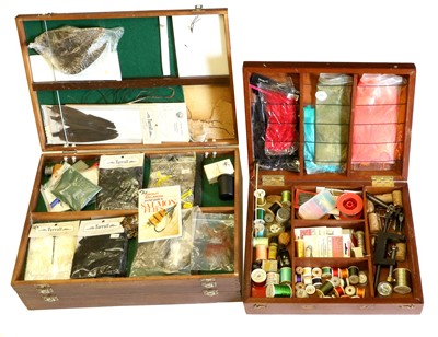 Lot 84 - A Large Collection Of Fly-Tying Materials And Tools