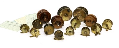 Lot 42 - A Collection of Brass Reels
