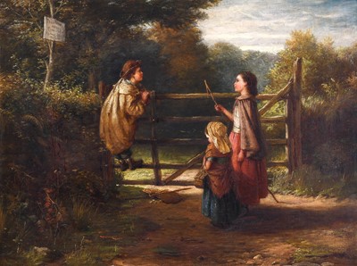 Lot 313 - Peter MacNab (1830-1900) No trespassing, three...