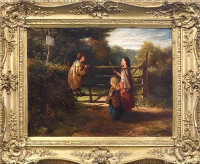 Lot 313 - Peter MacNab (1830-1900) No trespassing, three...