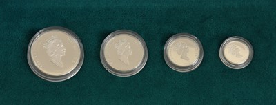 Lot 129 - Canada, Platinum Coin Set 2000, 4 coin set...