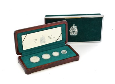 Lot 128 - Canada, Platinum Coin Set 1999, 4 coin set...