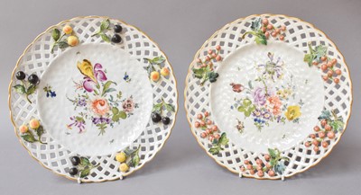 Lot 124 - A Pair of German Porcelain Plates in the...