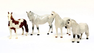 Lot 115 - Beswick Horses Including: Connemara Pony...