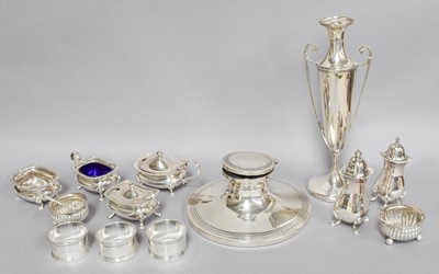 Lot 88 - A Collection of Assorted Silver, including...