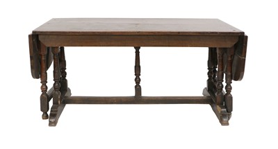 Lot 694 - A Joined Oak Dining Table, early 18th century,...