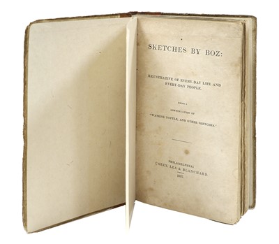 Lot 186 - [Charles Dickens] Sketches by Boz:...