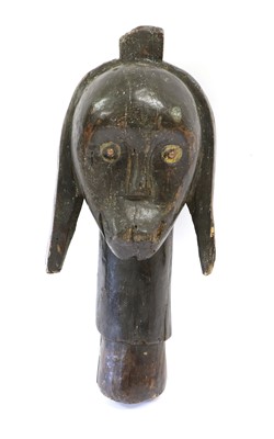 Lot 264 - An Early 20th Century Fang Reliquary Head, of...