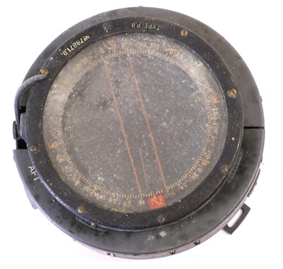 Lot 40 - An Air Ministry Type P8 Compass, in grey wood...