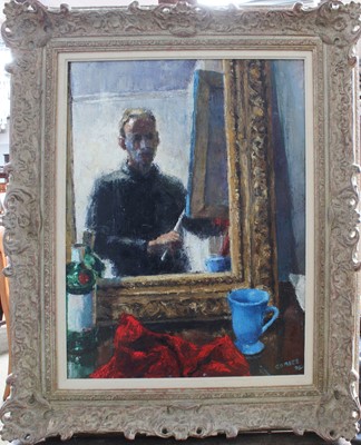 Lot 1050 - Richard Combes (b.1963) Self Portrait Signed...