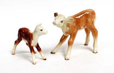Lot 148 - Beswick Hereford Calf, model No. 854, and...
