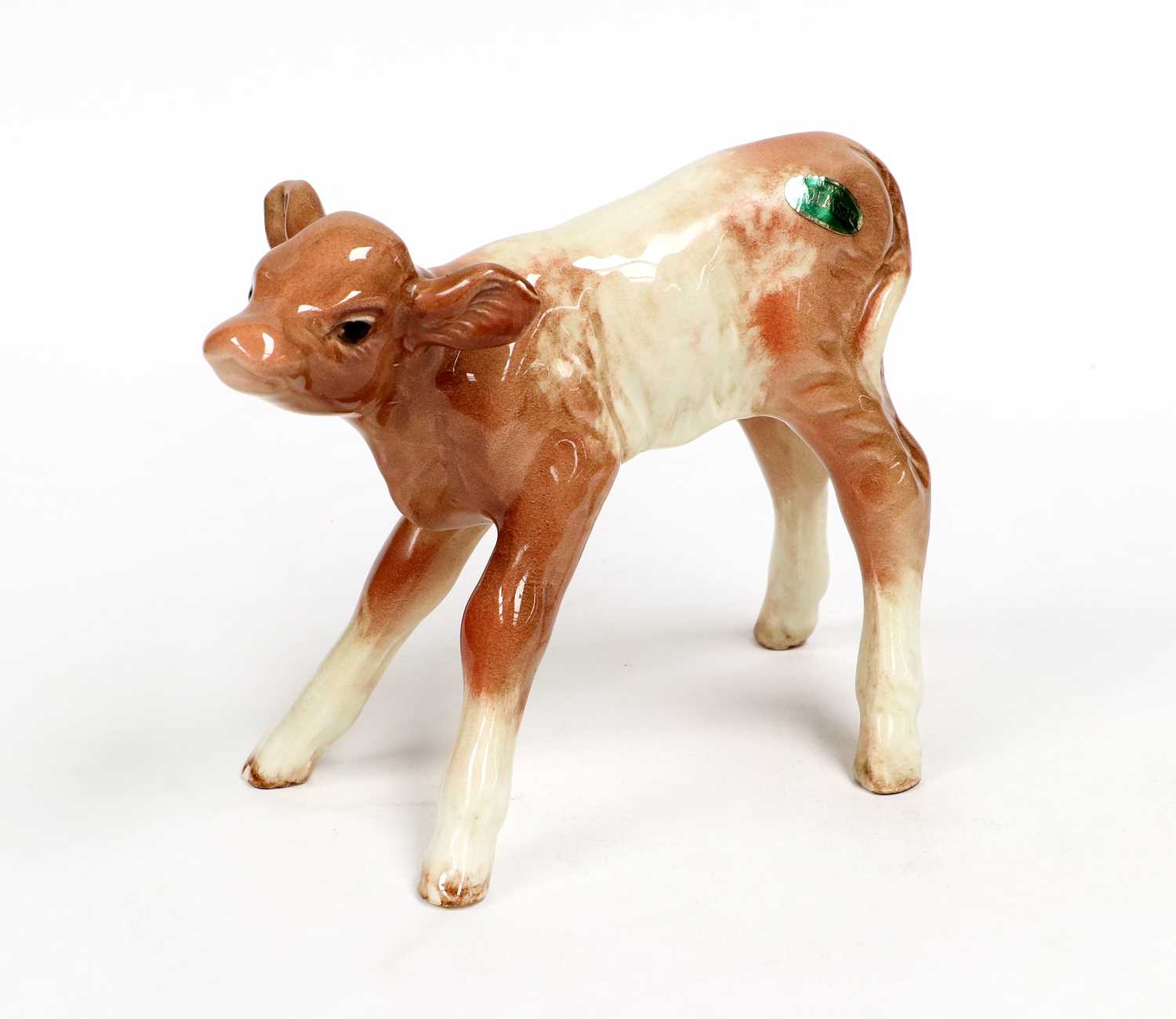 Lot 150 - Beswick Hereford Calf, model No. 854, roan gloss