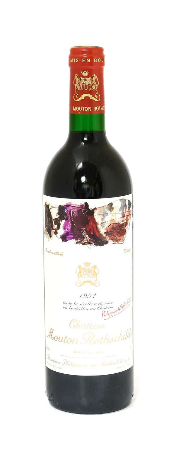 Lot 2071 - Château Mouton Rothschild 1992 Pauillac (one...