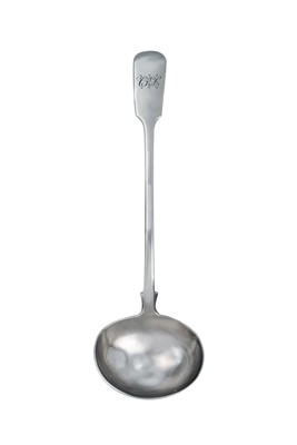 Lot 2214 - A Victorian Silver Soup-Ladle