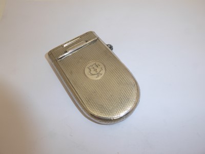 Lot 2347 - A Victorian Silver Combination Cheroot-Case, Vesta-Case and Lighter